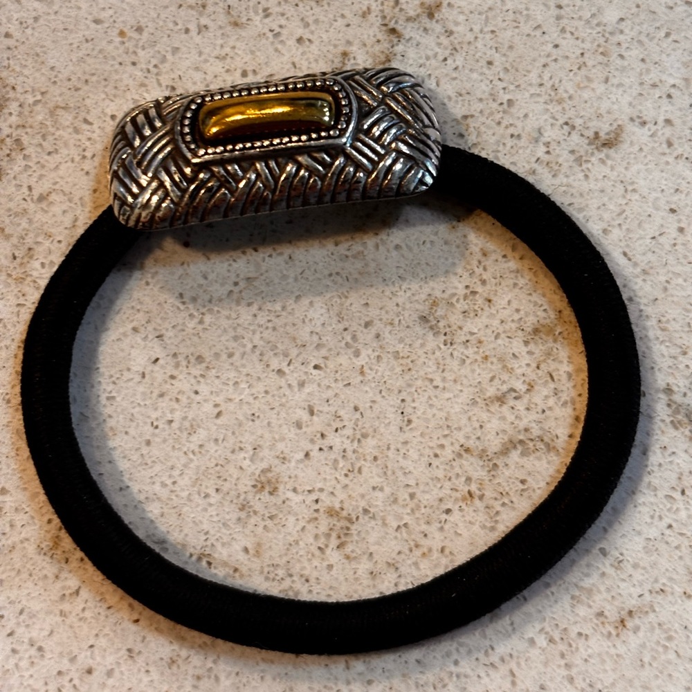 Brighton Hair Tie with Gold Accent